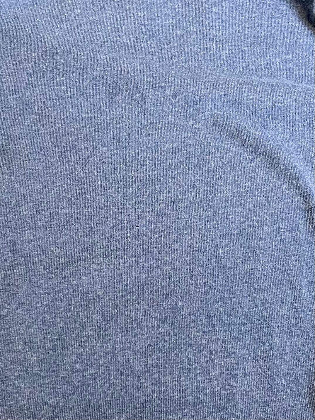 【carhartt】(3XL)ヘザーブルーのヘンリーネックTシャツ