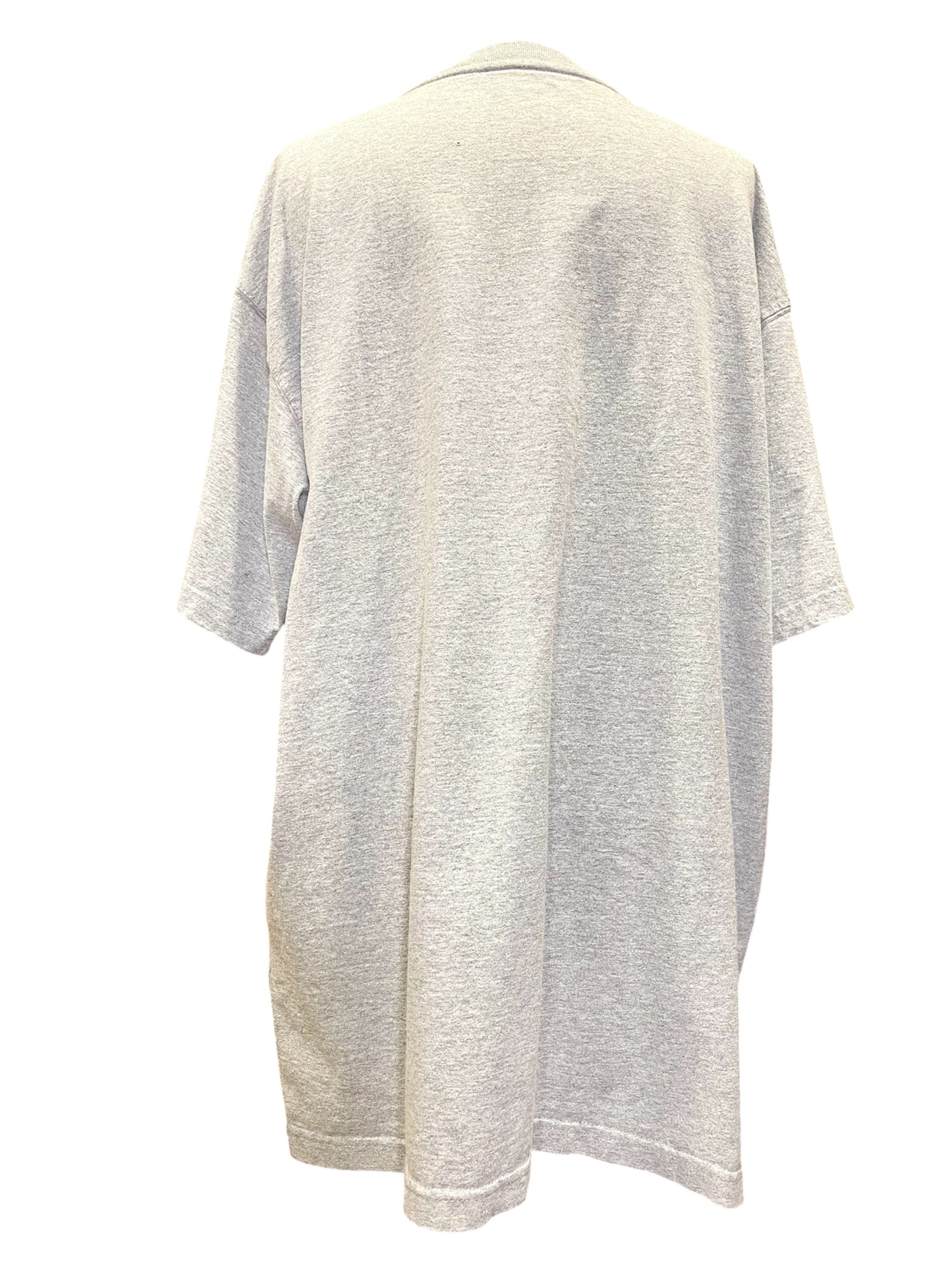 【carhartt】ヘザーグレーのヘンリーネックTシャツ