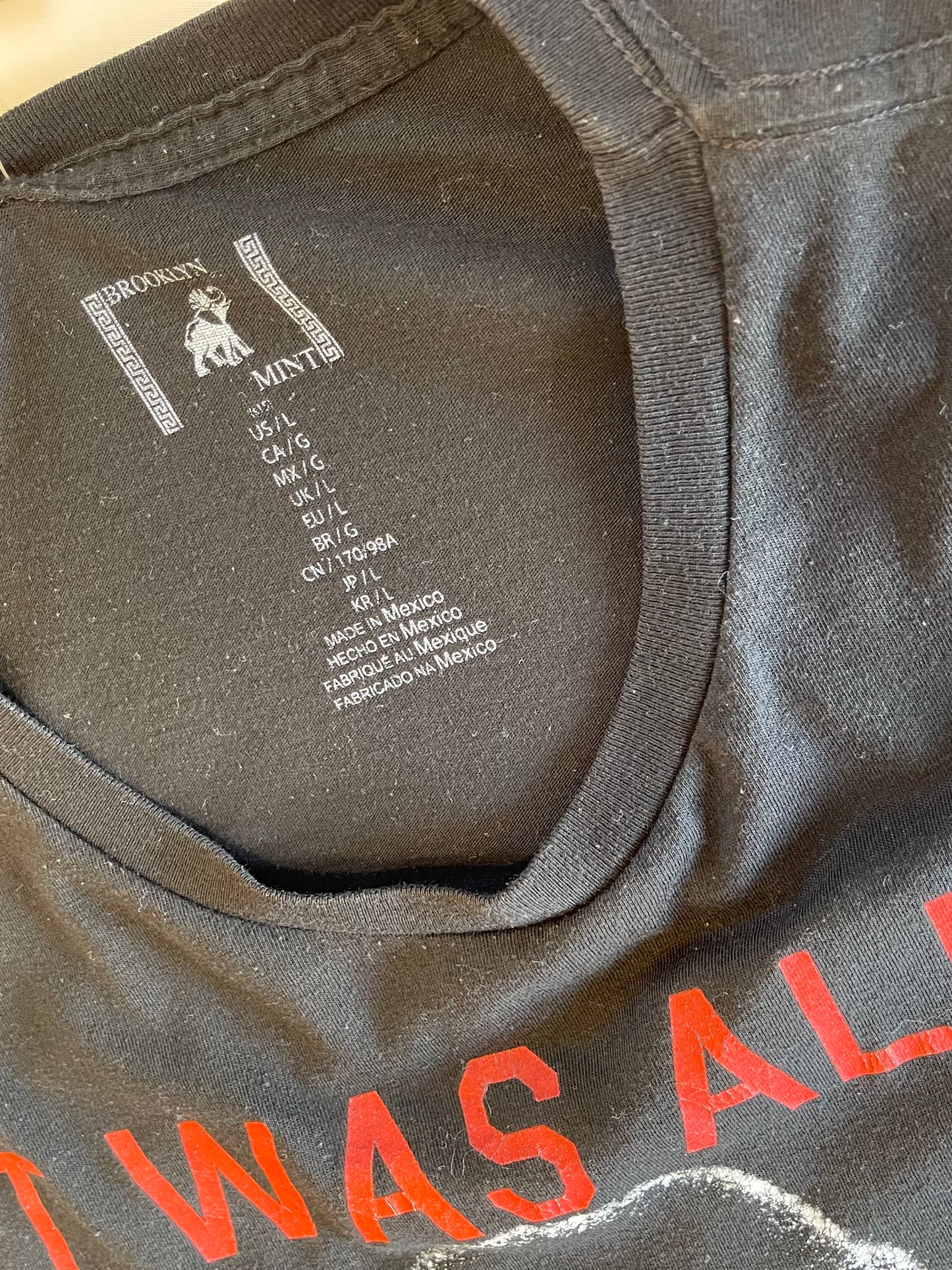 【BROOKLYN MINT】 The Notorious B.I.G.のメモリアルTシャツ