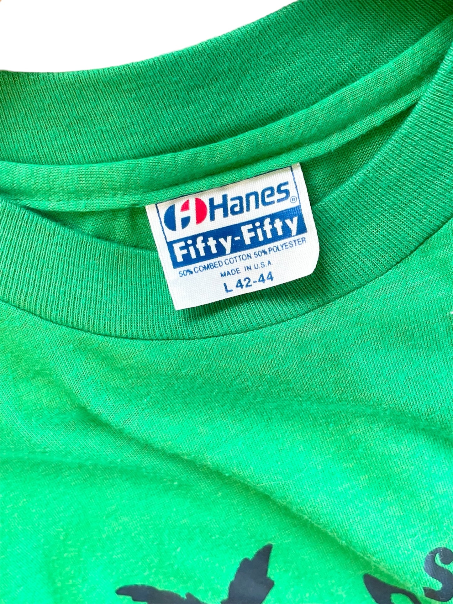 【80s Hanes fifty-fifty】(青タグ)セントトーマス島Tシャツ