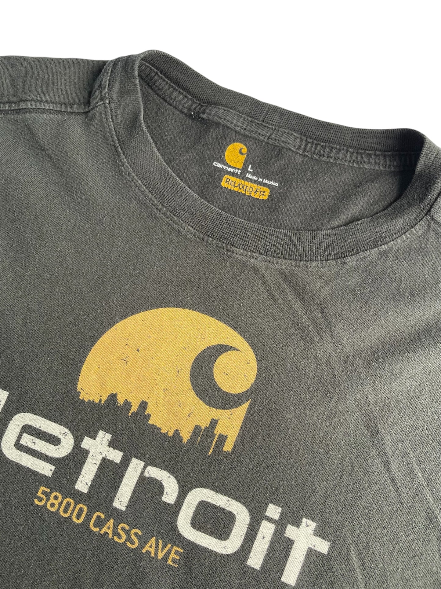 【carhartt】デトロイト旗艦店Tシャツ