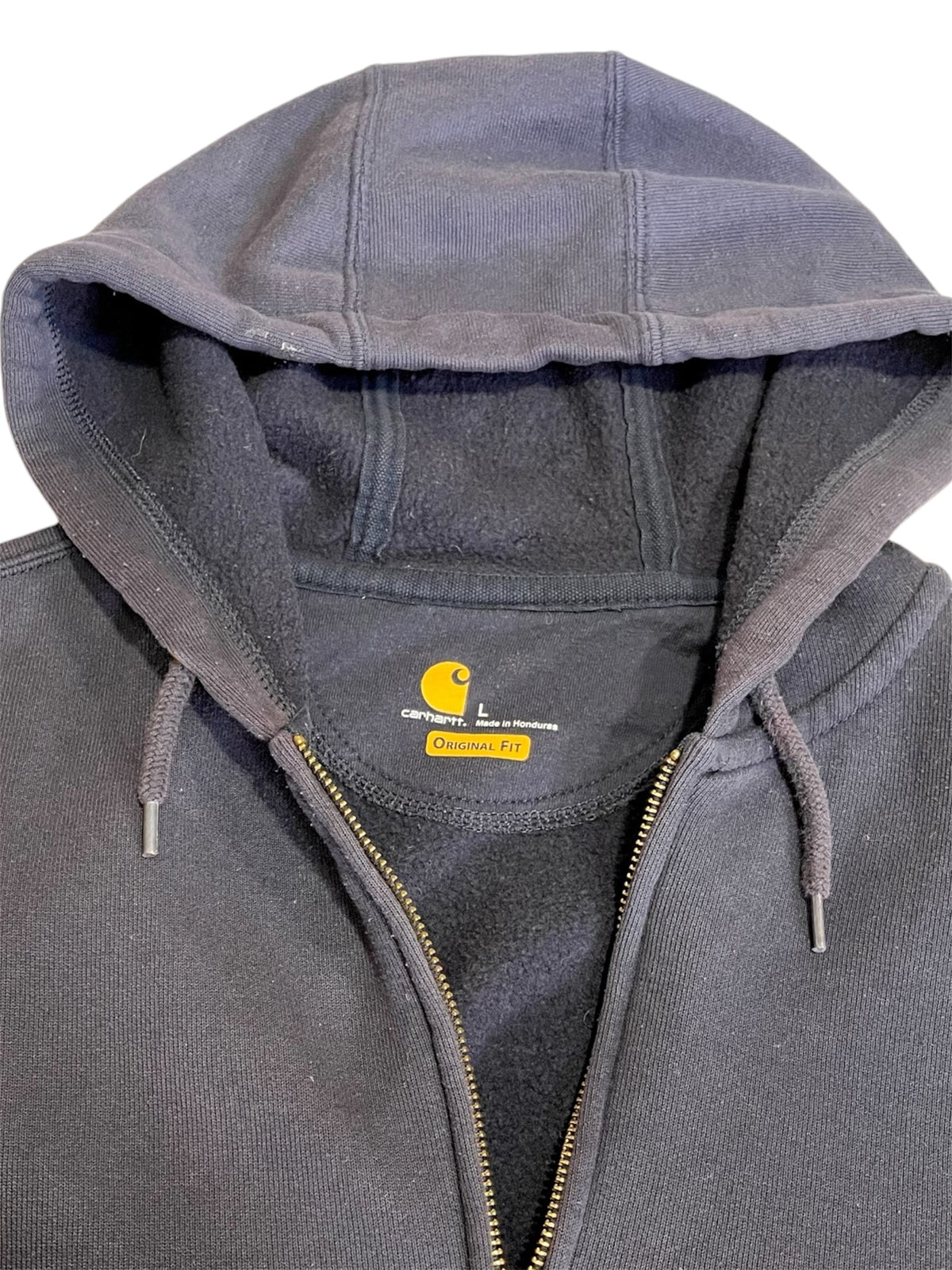 【2000s Carhartt】ペイントダメージのフルジップパーカー