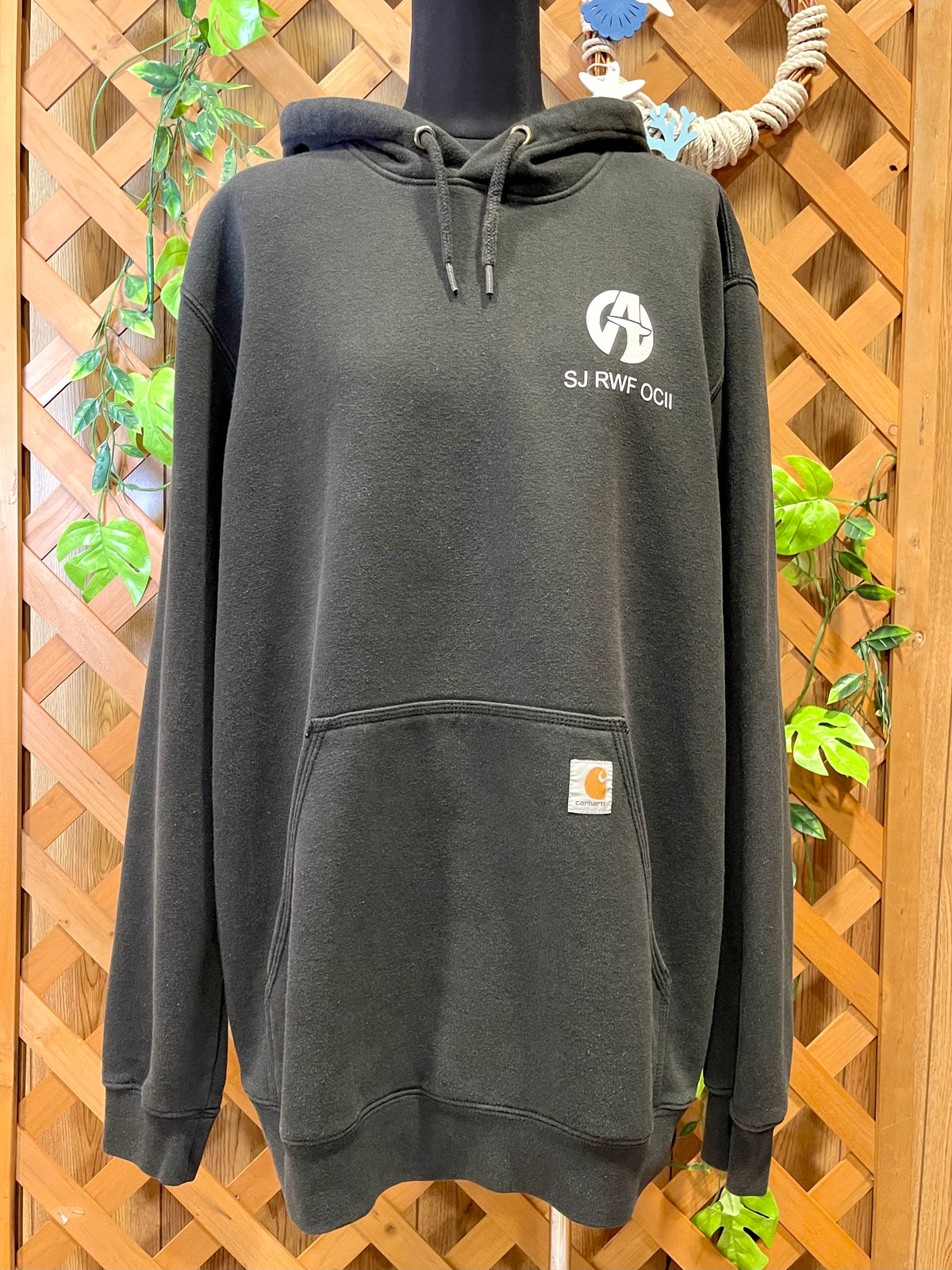 【2000s Carhartt】企業ロゴバックプリント スウェットパーカー