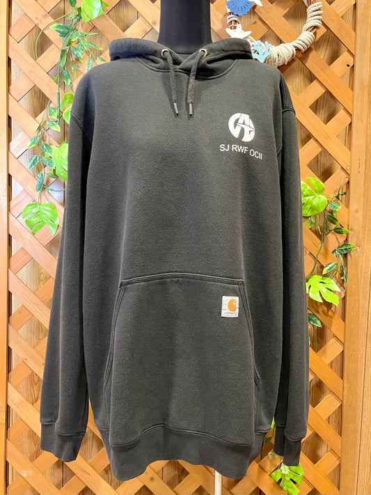 【2000s Carhartt】企業ロゴバックプリント スウェットパーカー