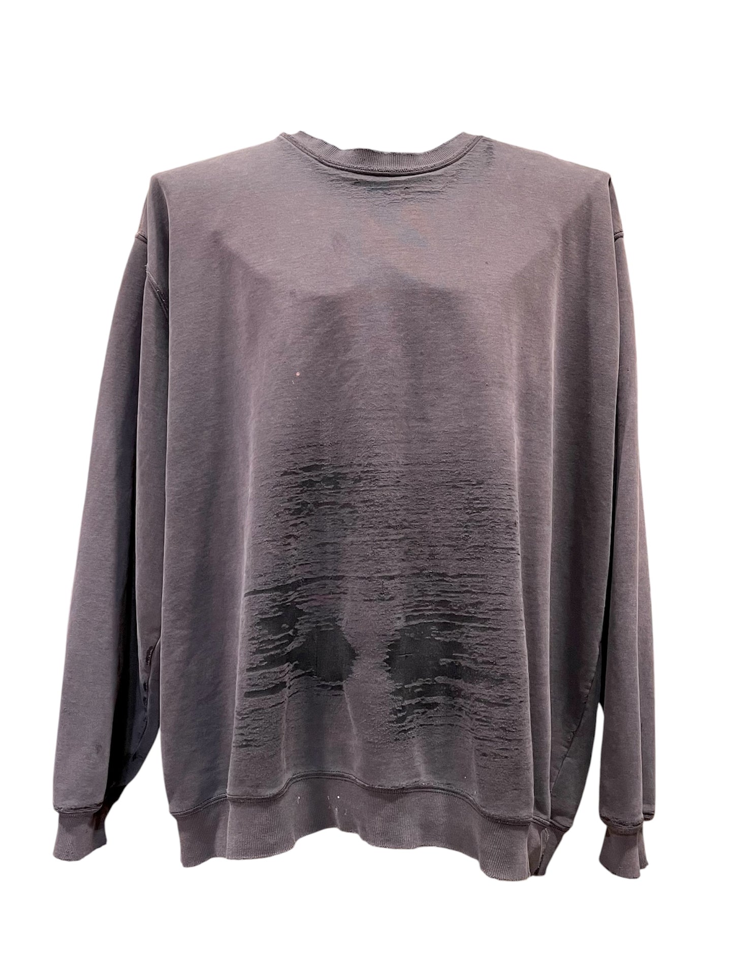 【carhartt】（3XL）（刺繡ロゴ）クラッシュボロのクルーネックスウェット