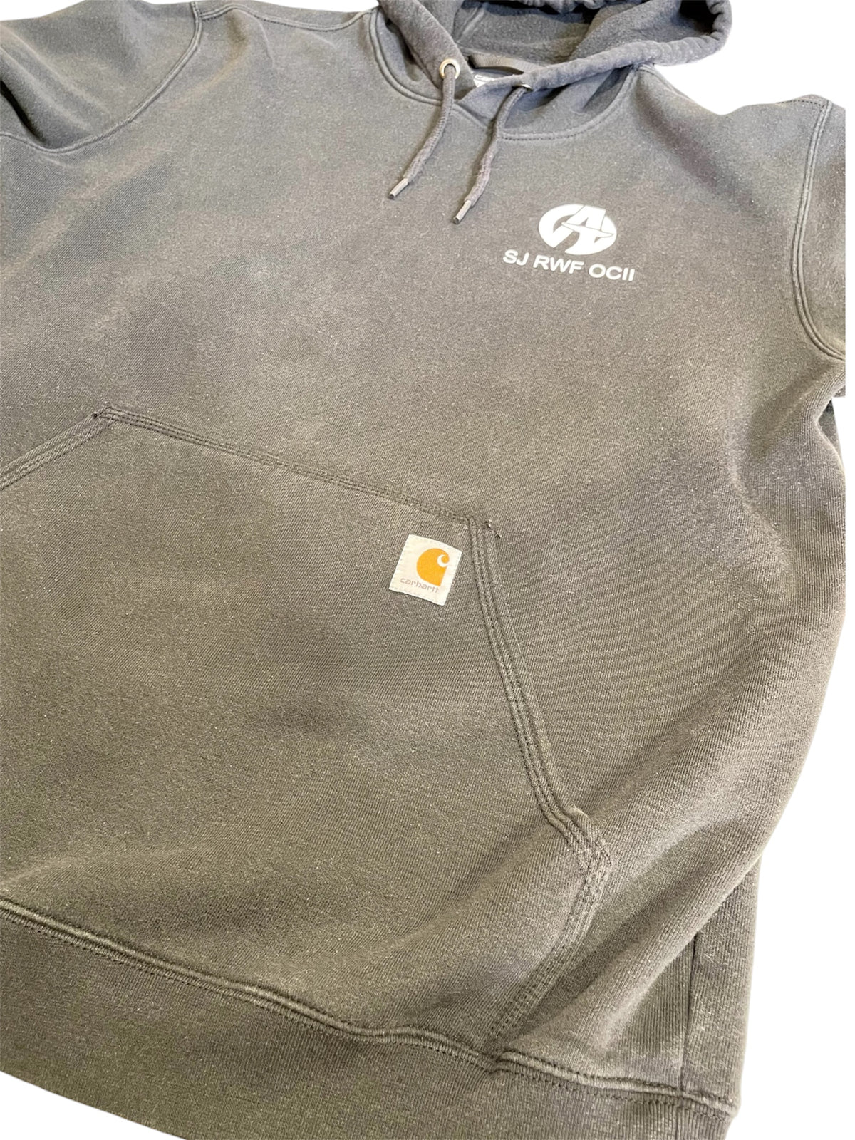 【2000s Carhartt】企業ロゴバックプリント スウェットパーカー