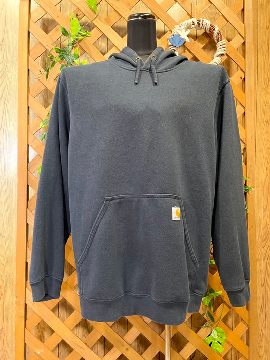 【carhartt】（2XL）ネイビーのプルオーバーパーカー