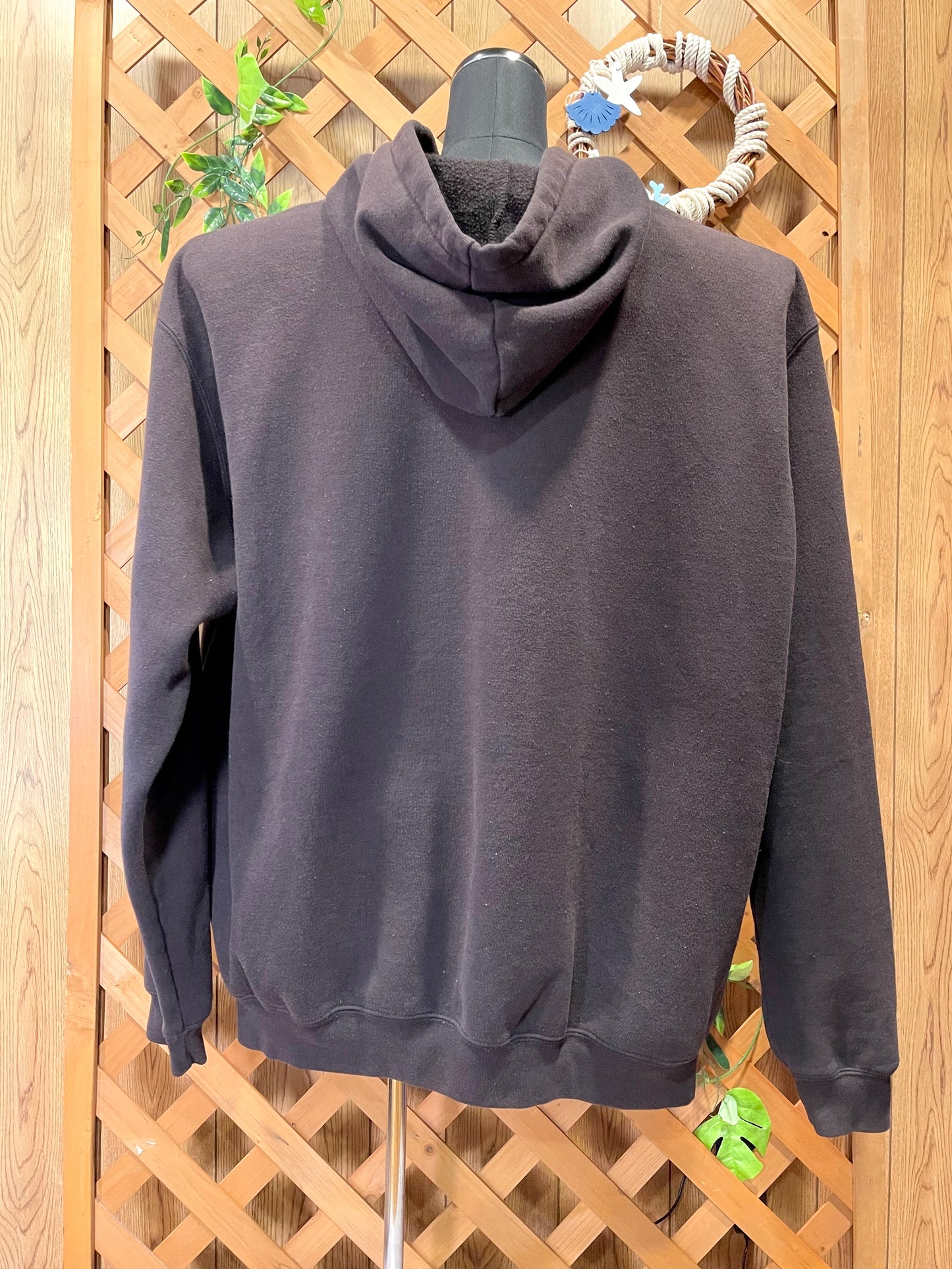 【carhartt】（2XL）チャコールグレーの無地プルオーバーパーカー