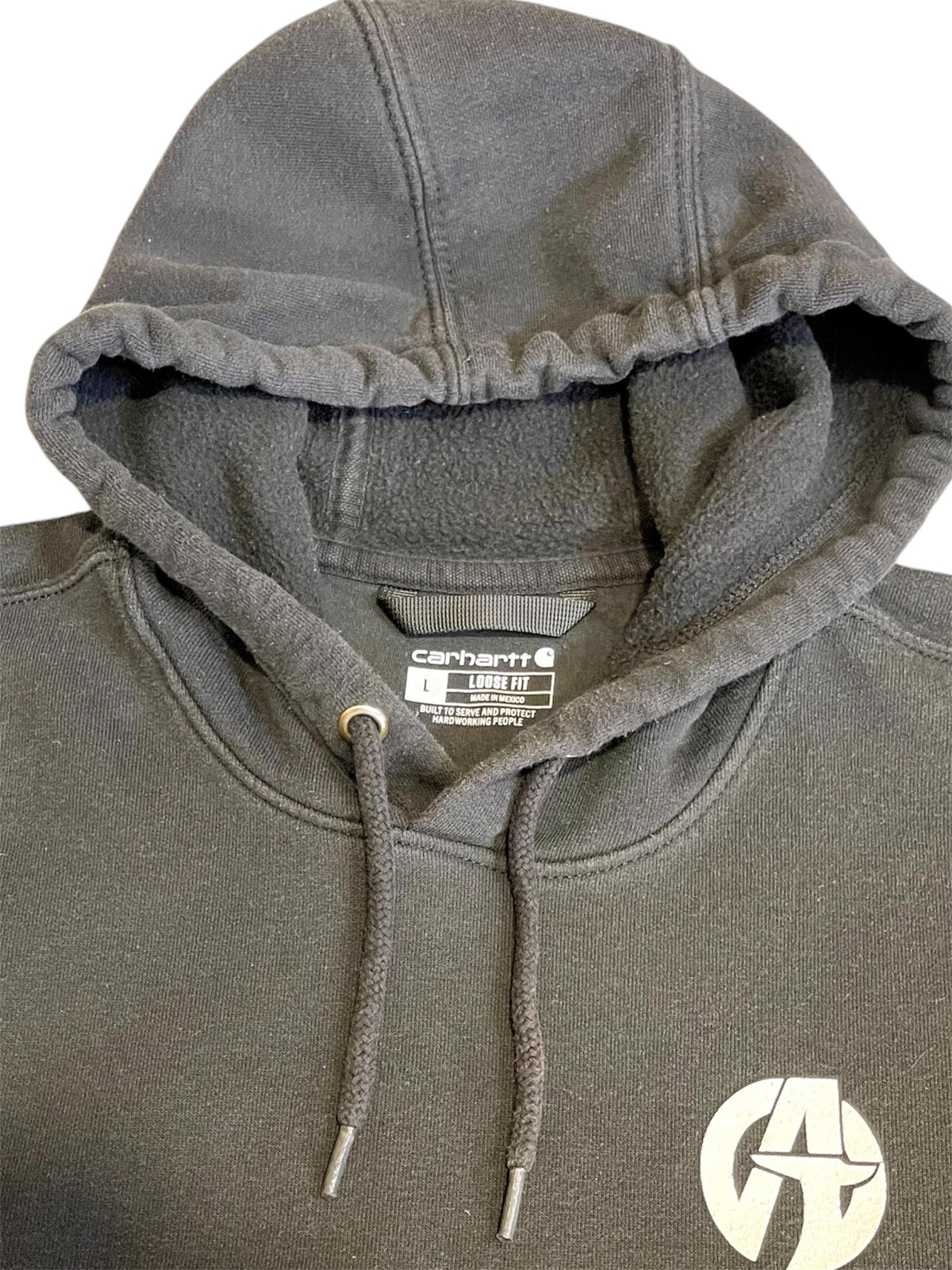 【2000s Carhartt】企業ロゴバックプリント スウェットパーカー