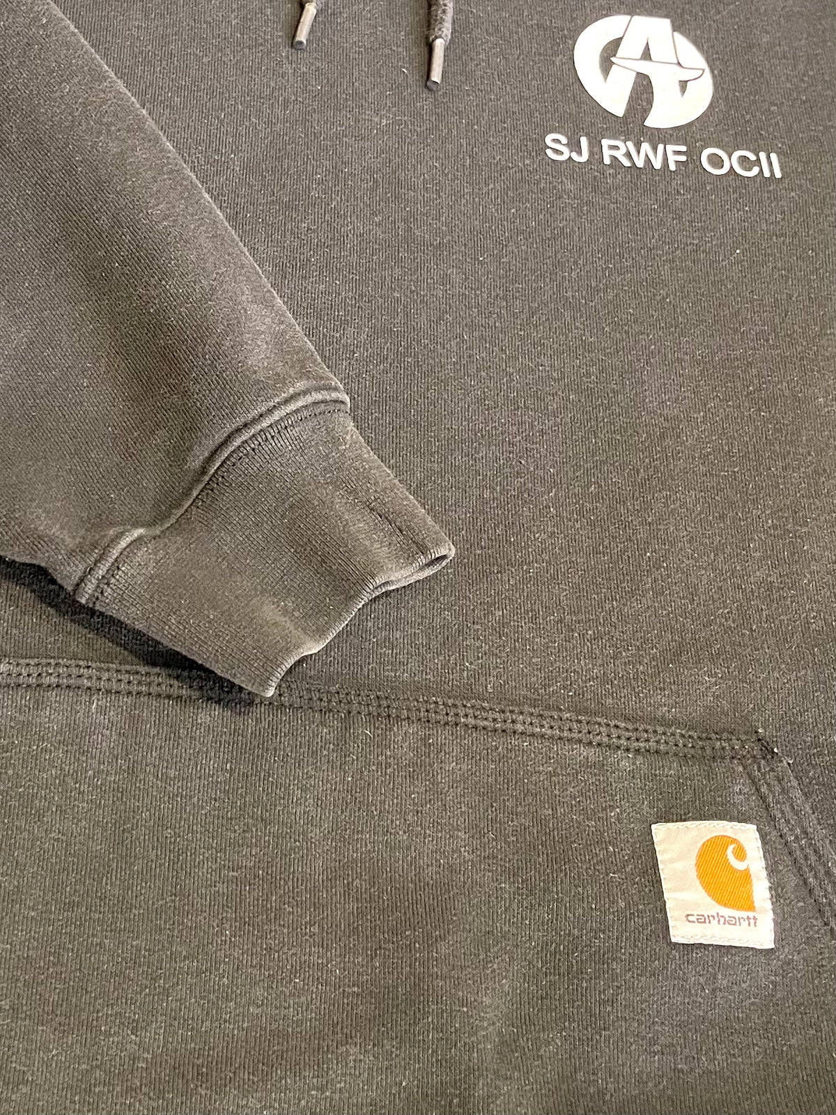 【2000s Carhartt】企業ロゴバックプリント スウェットパーカー