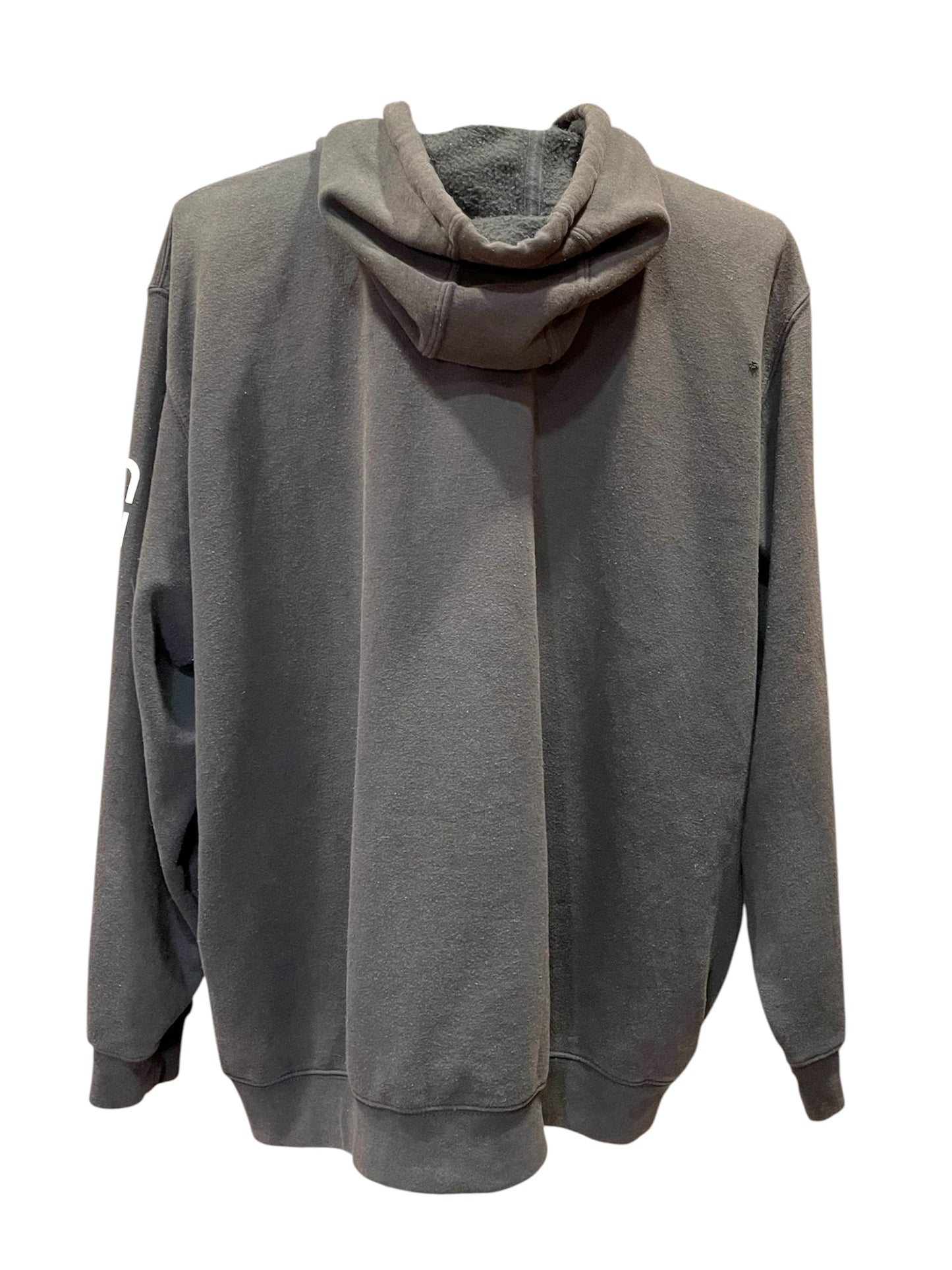 【carhartt】（3XL）黒のロゴスリーブ・プルオーバーパーカー