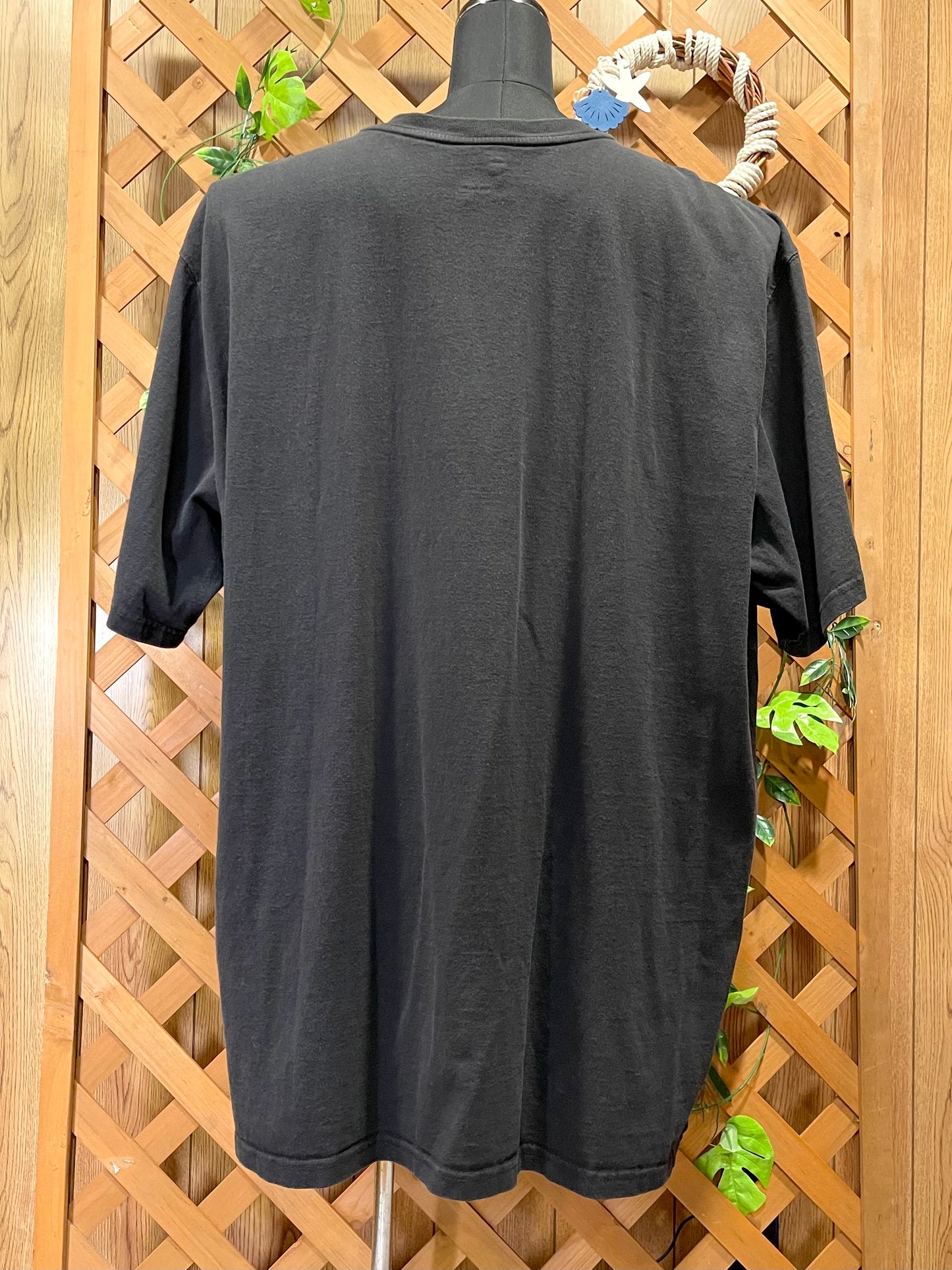 【carhartt】（3XL）黒のヘンリーネックTシャツ