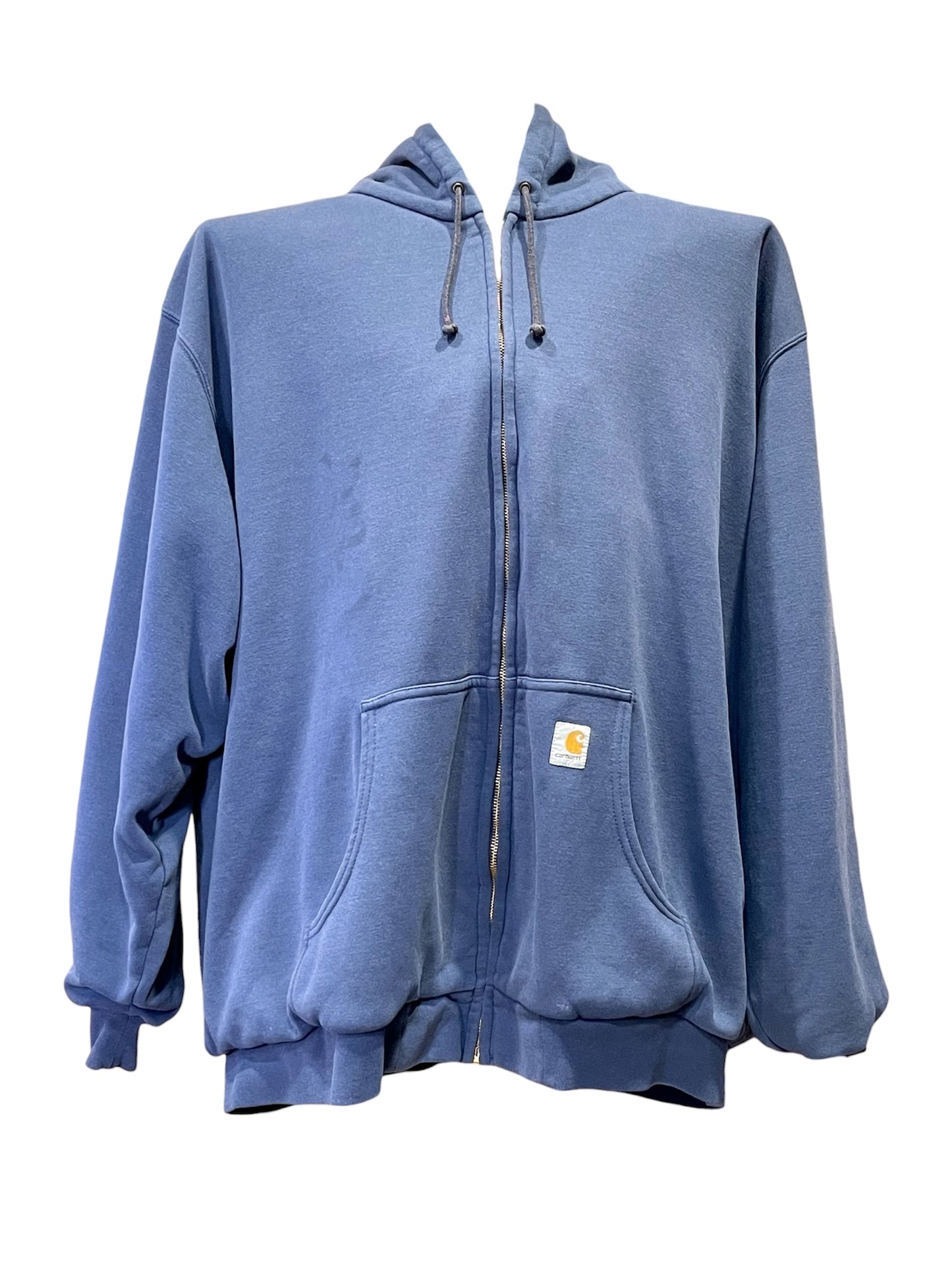【carhartt】青のフルジップパーカー