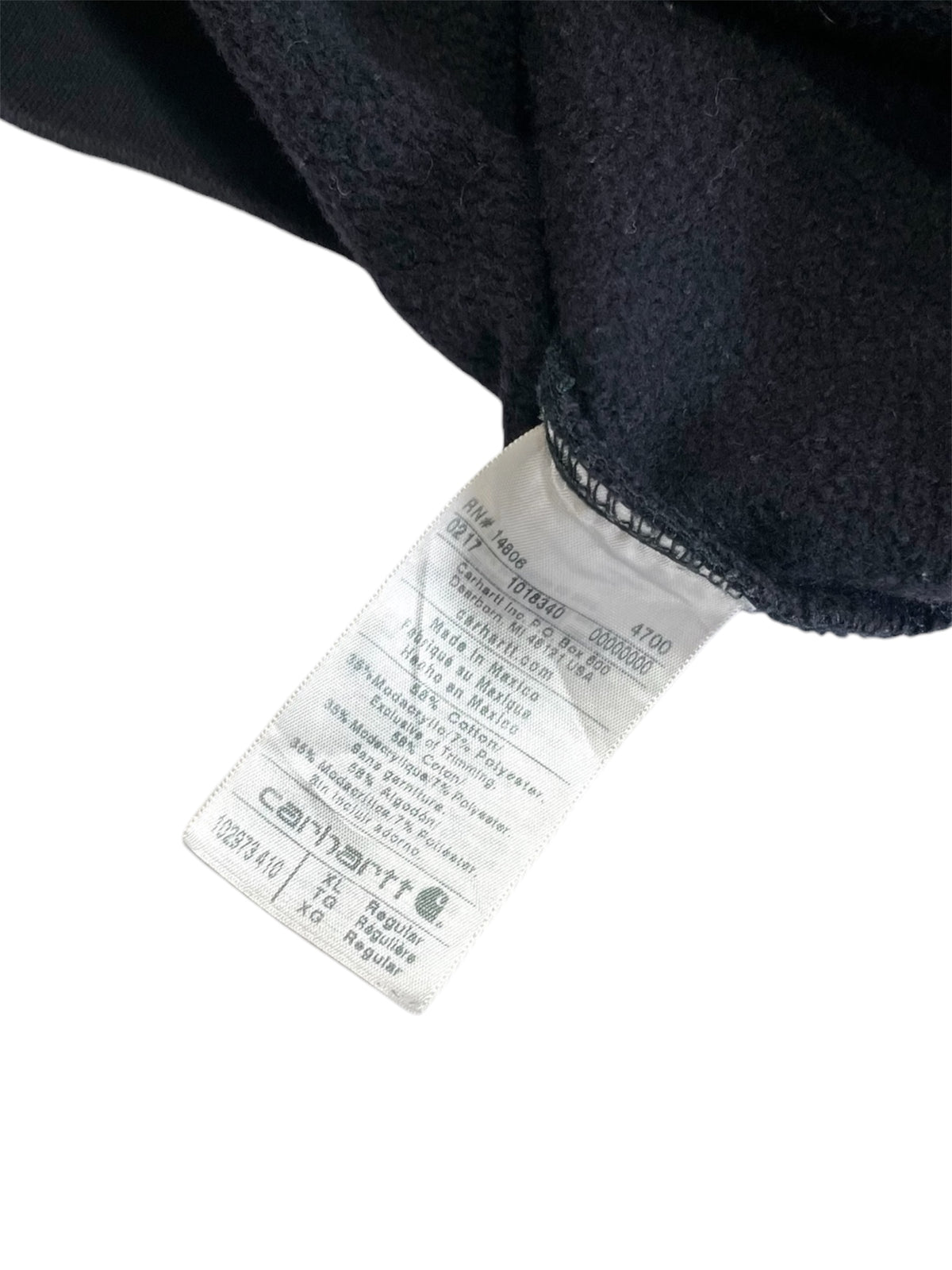 【2000s Carhartt】ネイビーのプルオーバーパーカー