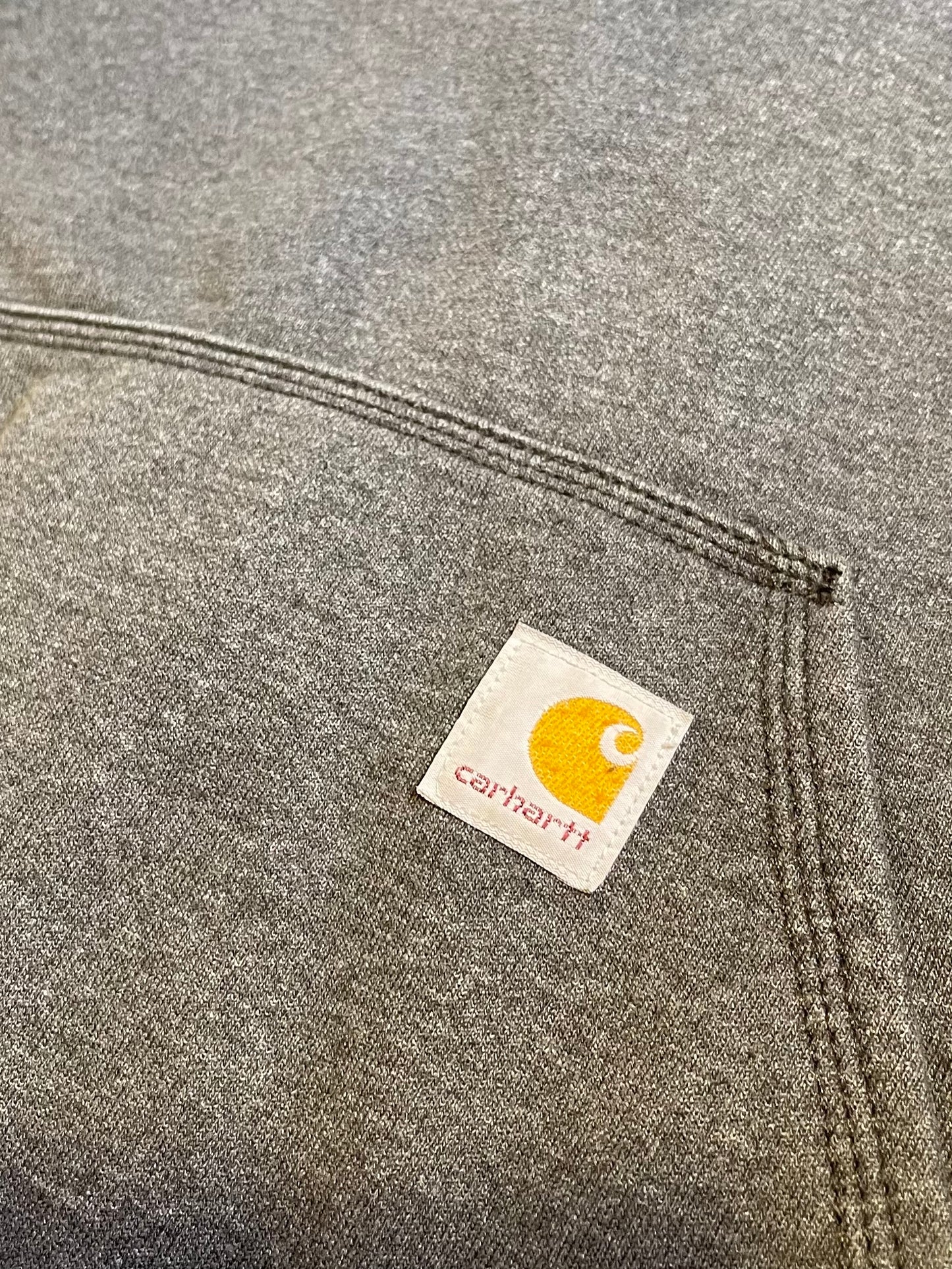 【carhartt】（2XL）ダークグレーのプルオーバーパーカー