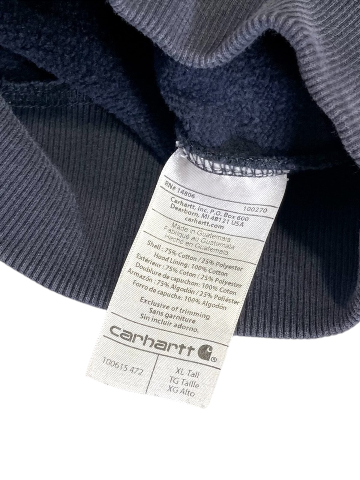 【2000s Carhartt】RAIN DEFENDERのペンキダメージパーカー
