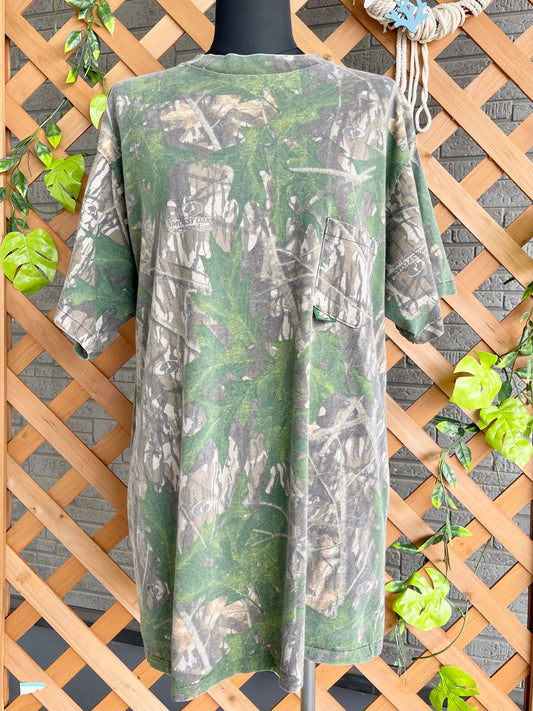 【90s MOSSY OAK】カモフラージュTシャツ