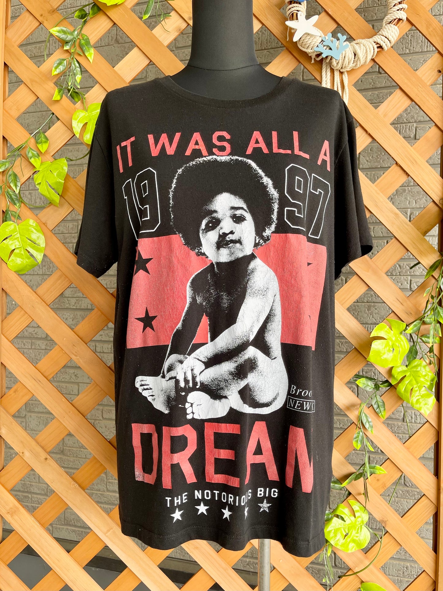 【BROOKLYN MINT】　The Notorious B.I.G.のメモリアルTシャツ
