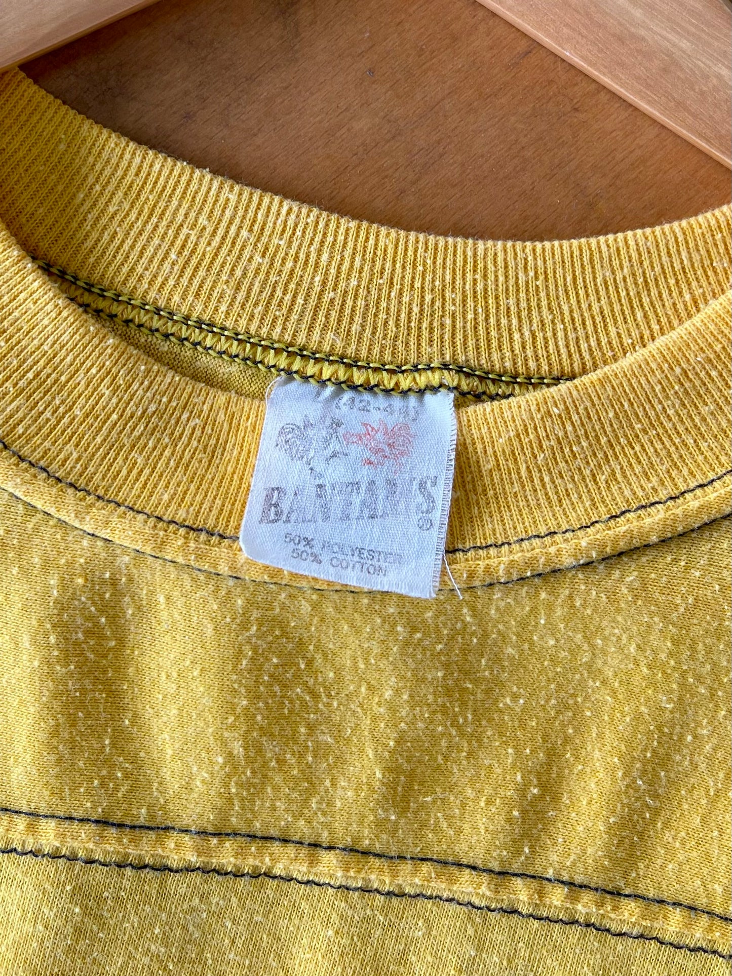 【70s BANTAMS】フットボールのイエローTシャツ
