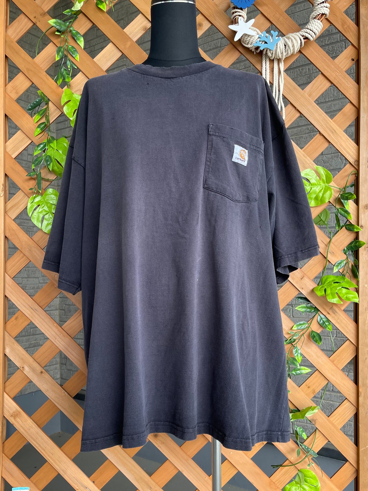 【carhartt】ポケット付き黒Tシャツ