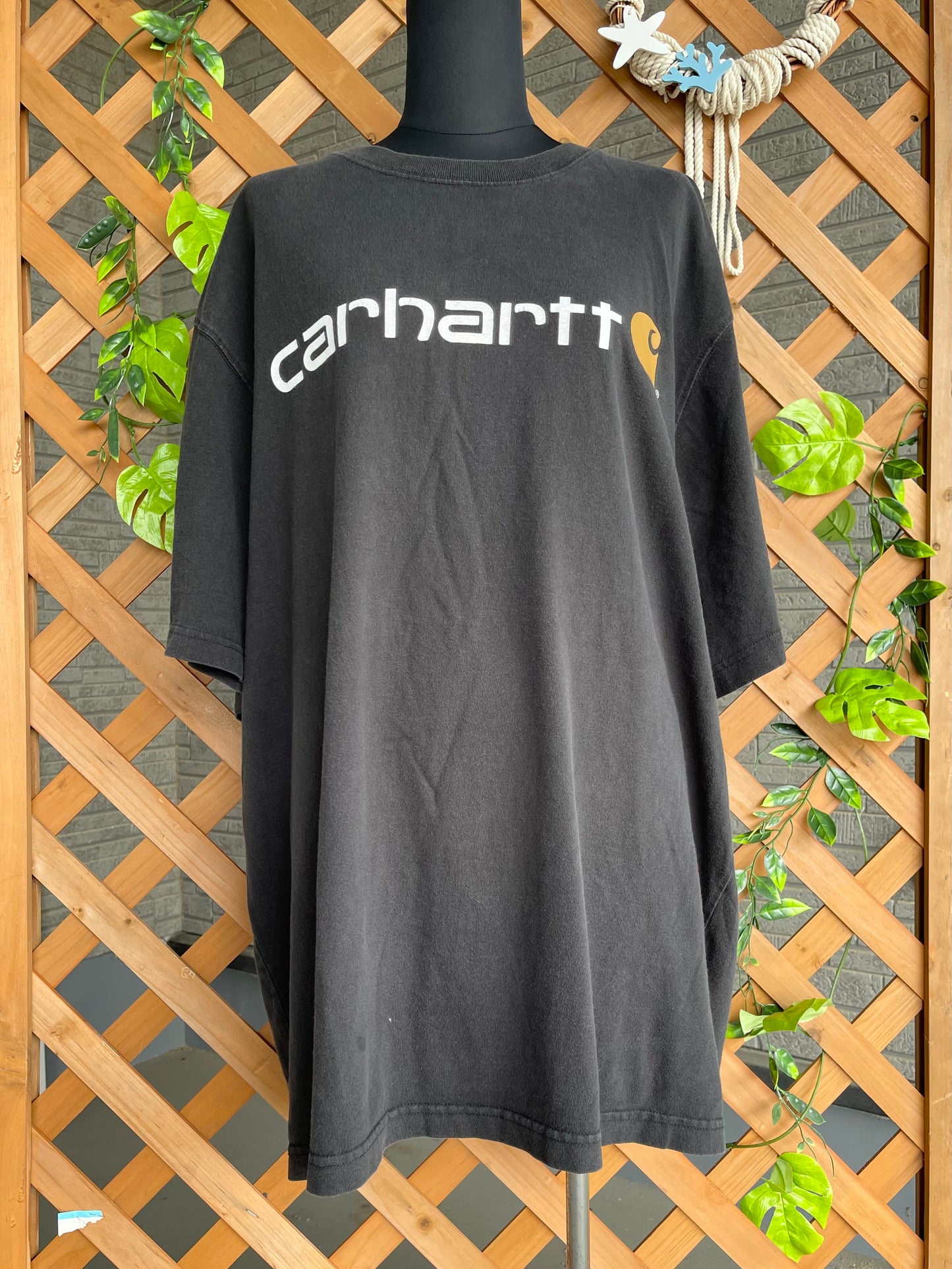 【carhartt】ロゴ入りブッラクTシャツ