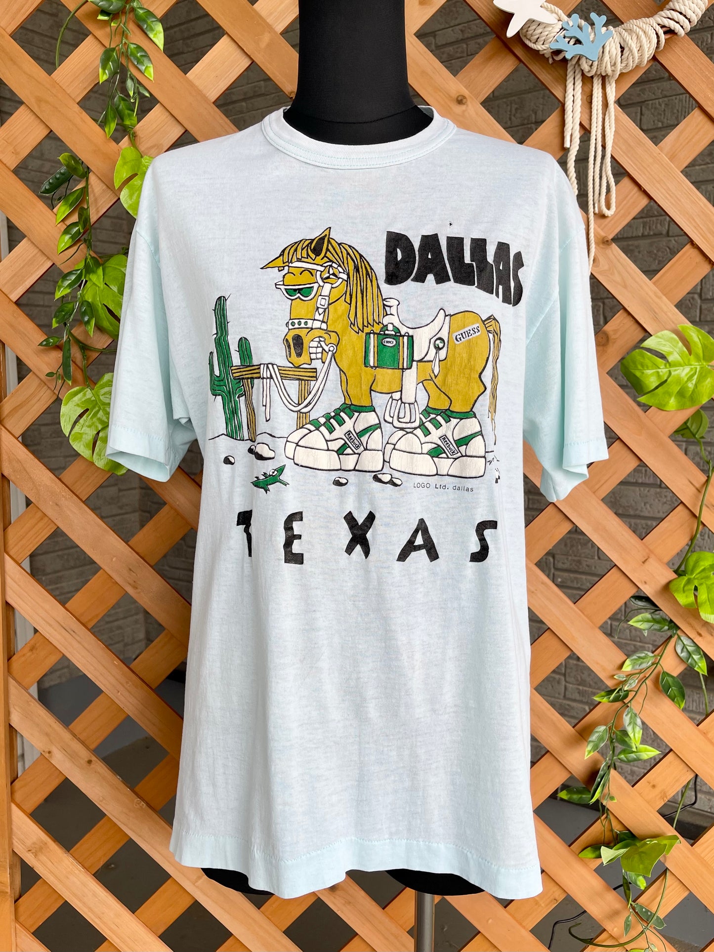 【80s Tee Jays】ダラスの土産Tシャツ