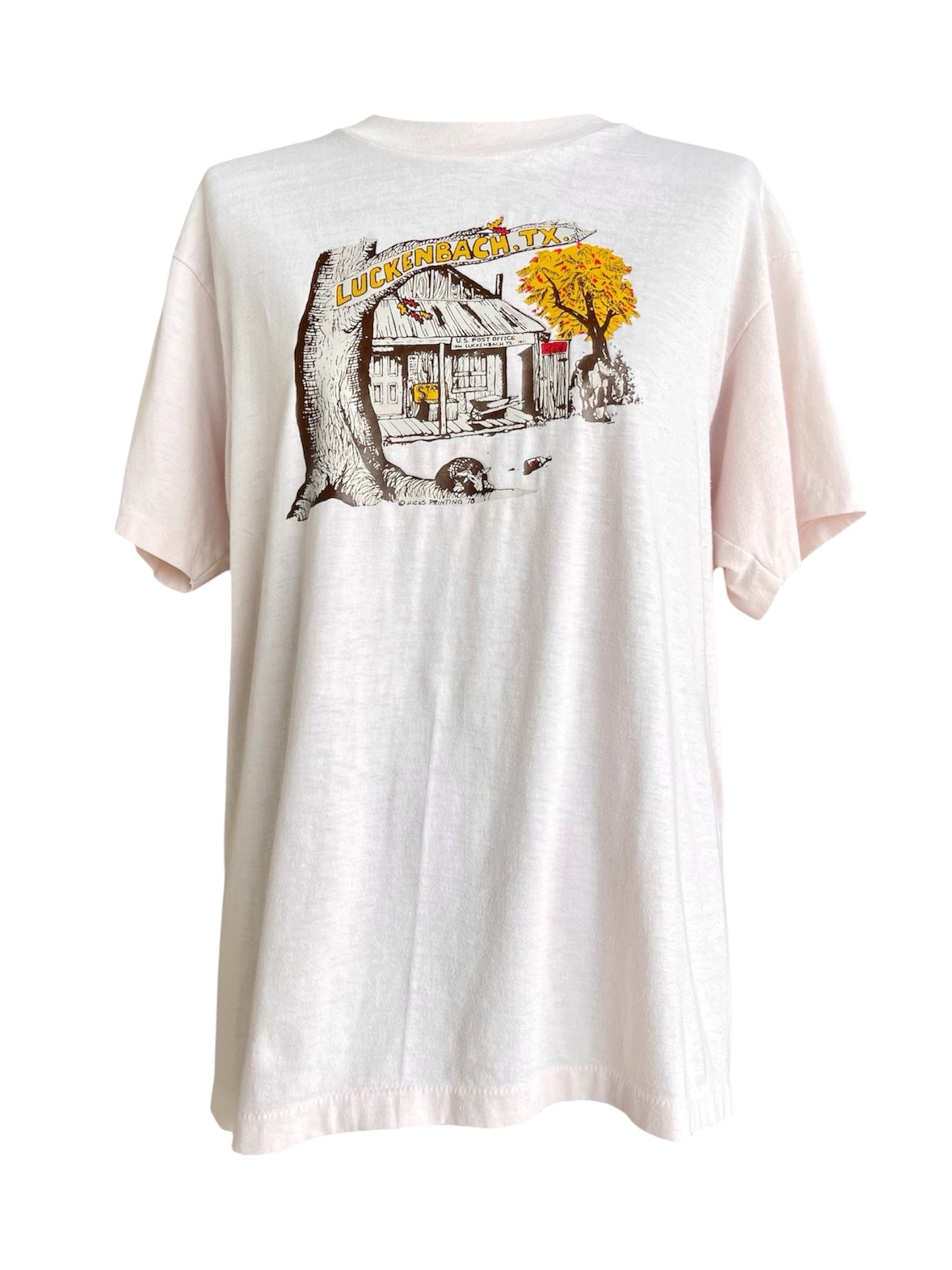 【80s Hanes fifty-fifty】（オレンジタグ）ルッケンバックTシャツ