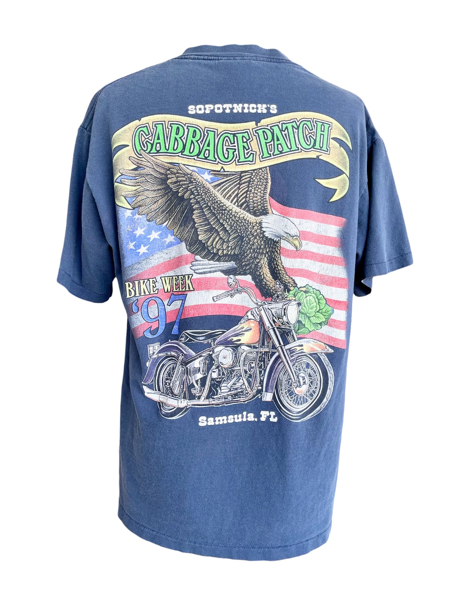 【90s ONEITA POWER-T】（銀タグ）クルーザーバイクTシャツ