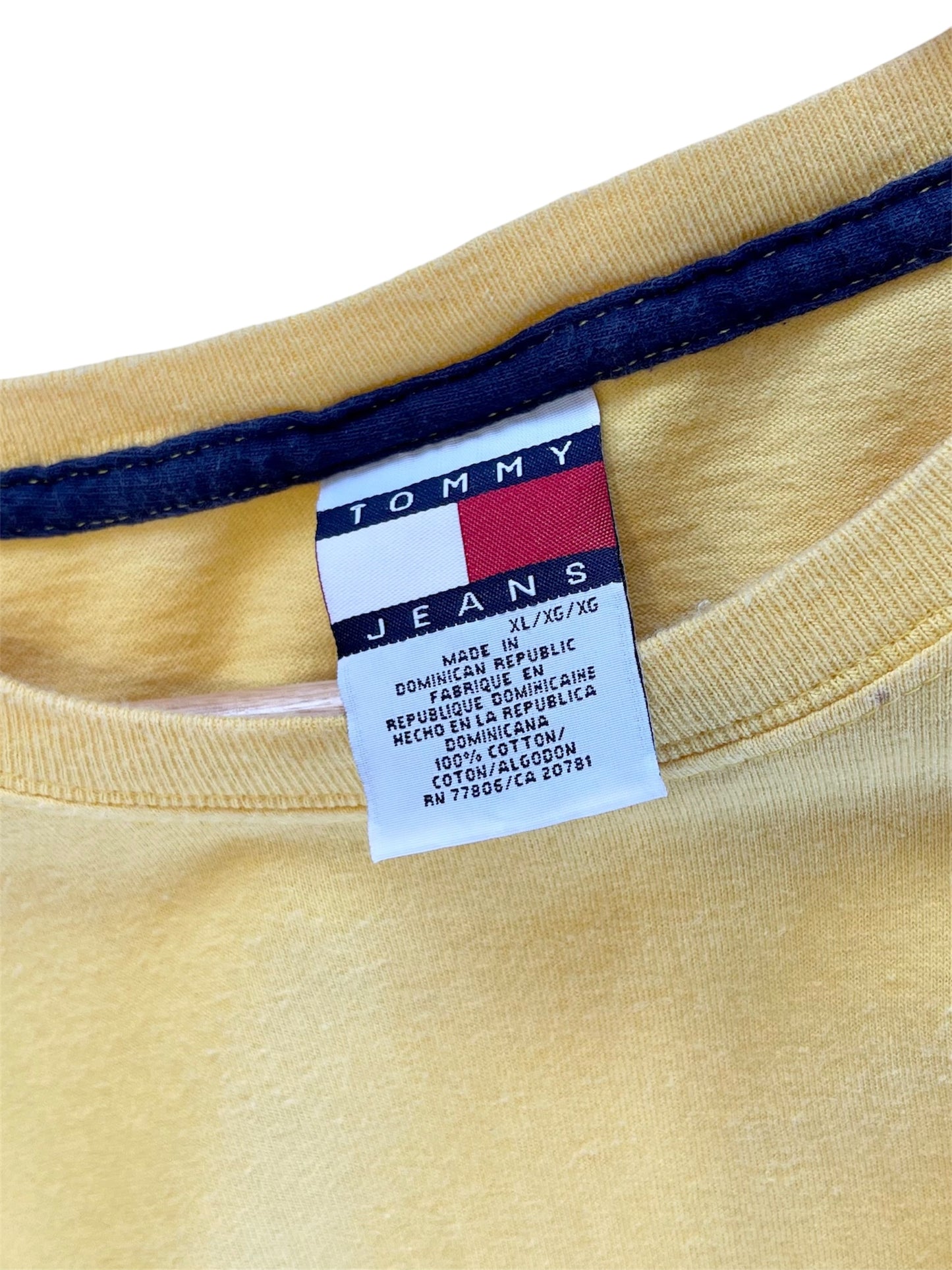 【TOMMY JEANS】（フラッグロゴ）TOMMY SPORT Tシャツ　イエロー