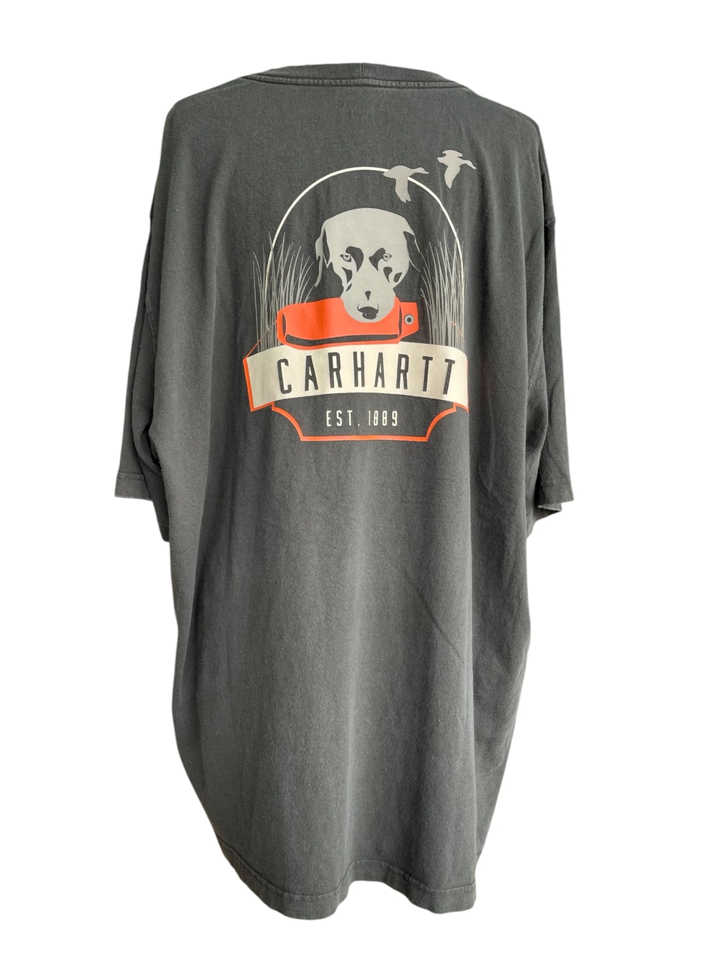 【carhartt】犬バックプリントTシャツ